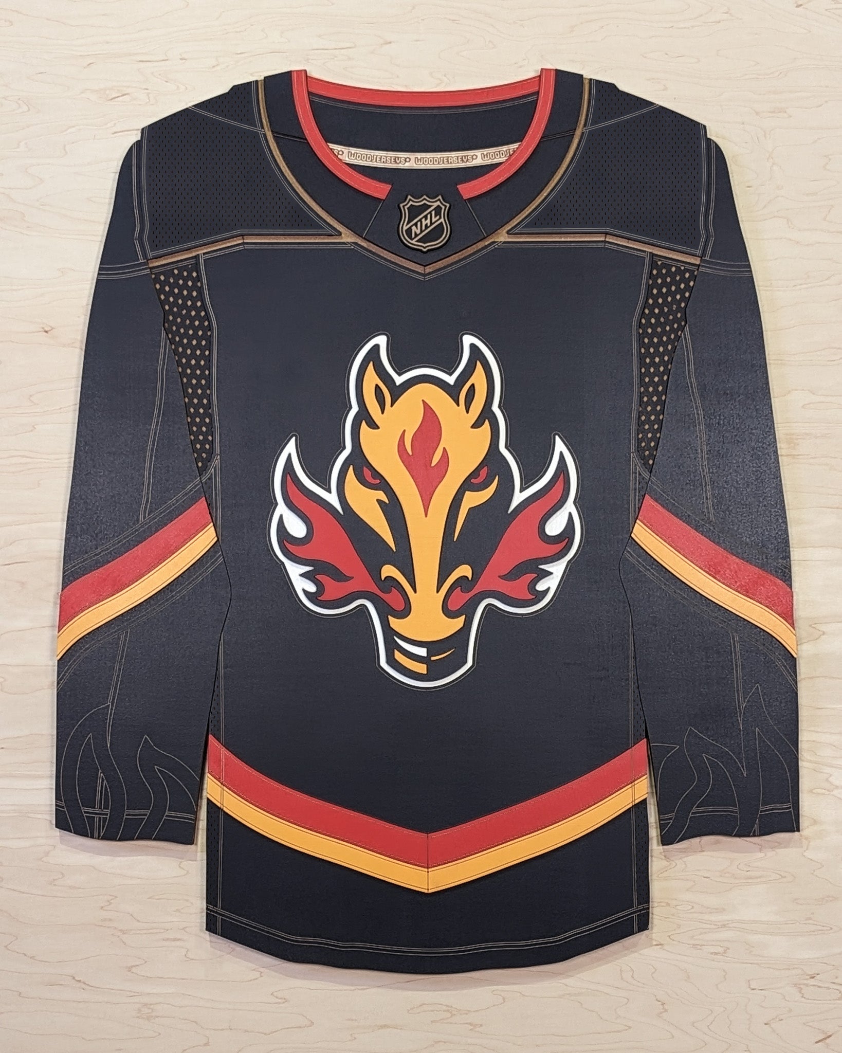 Calgary Alternate Jersey Vintage Reebok 2014 Calgary Flames