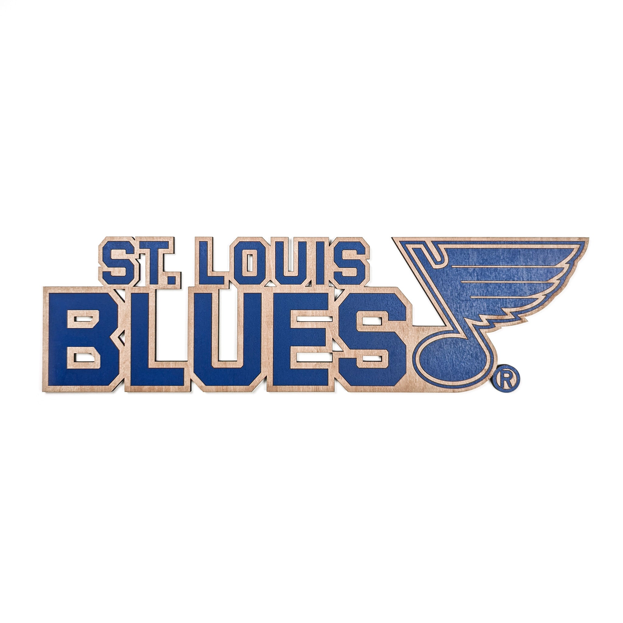 NHL St. Louis Blues Slippers - St. Louis Blues Medley Monogram Wordmark