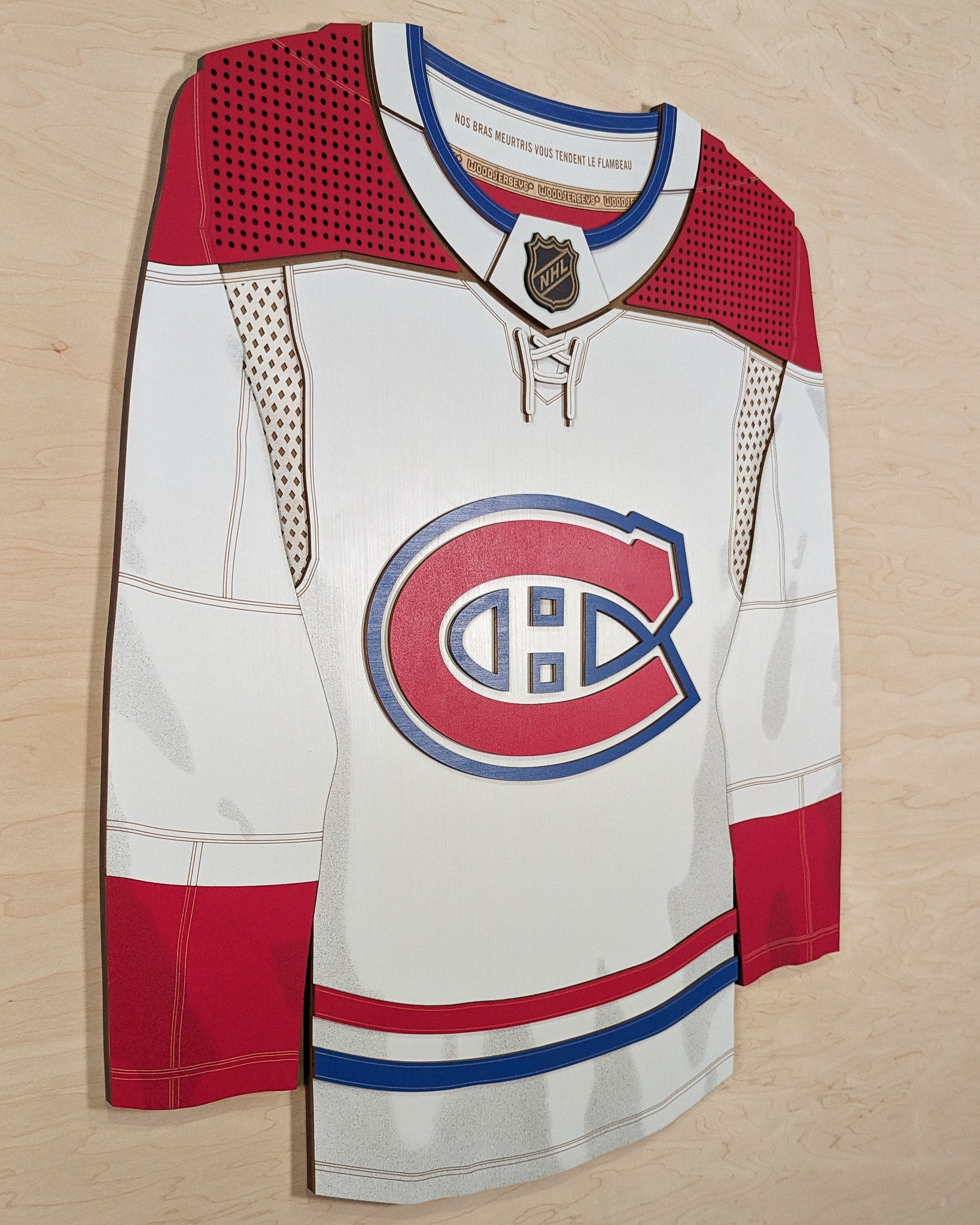 Montreal Canadiens Away WoodJersey