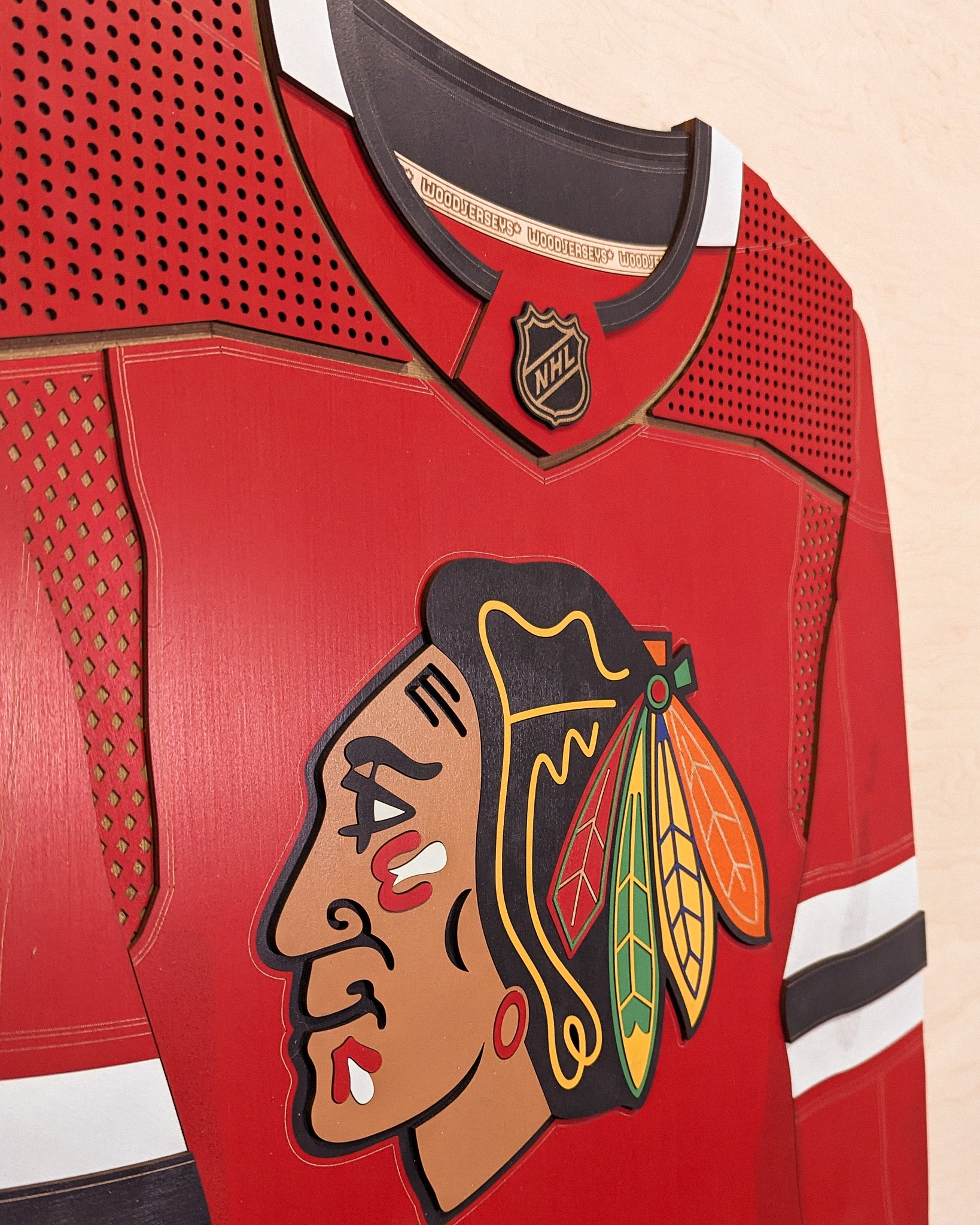 Chicago Blackhawks Away WoodJersey – WoodJerseys