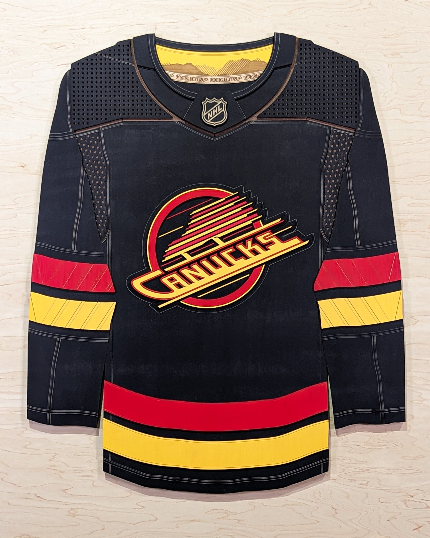 Vancouver Canucks Alternate WoodJersey