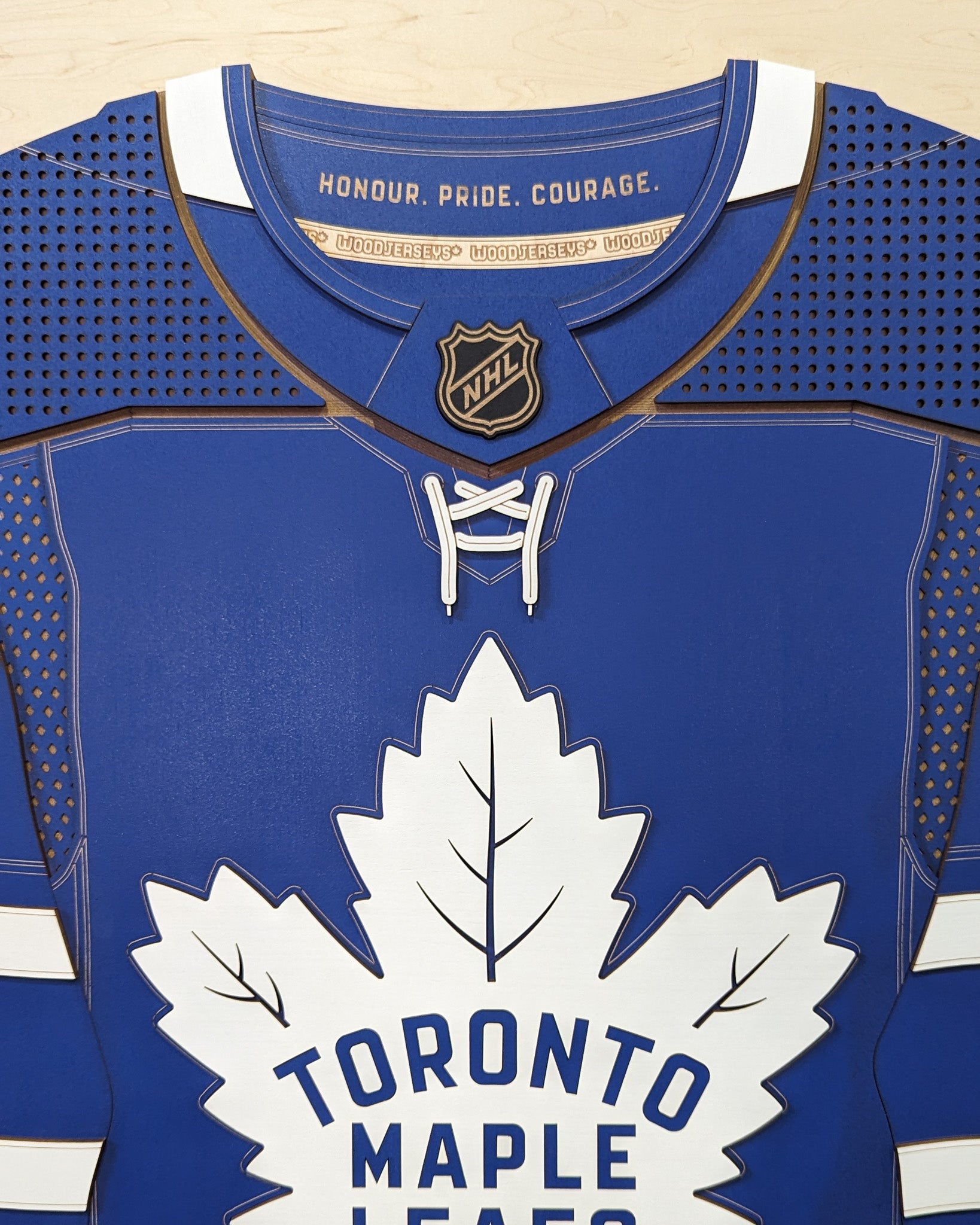Toronto Maple Leafs Home WoodJersey